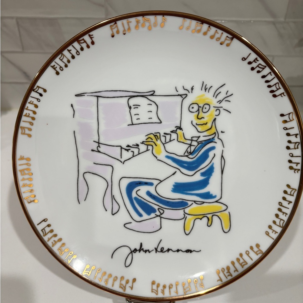 John Lennon Signed Limited Edition - Plate # 861 of 10,000